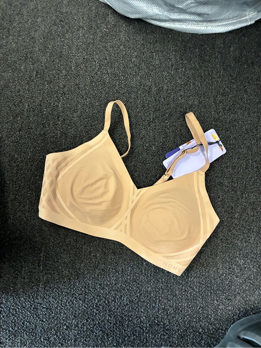 Honeylove Nude/Tan Seamless Wireless Bra